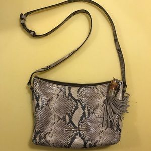 Elaine Turner Crossbody Embossed Leather
